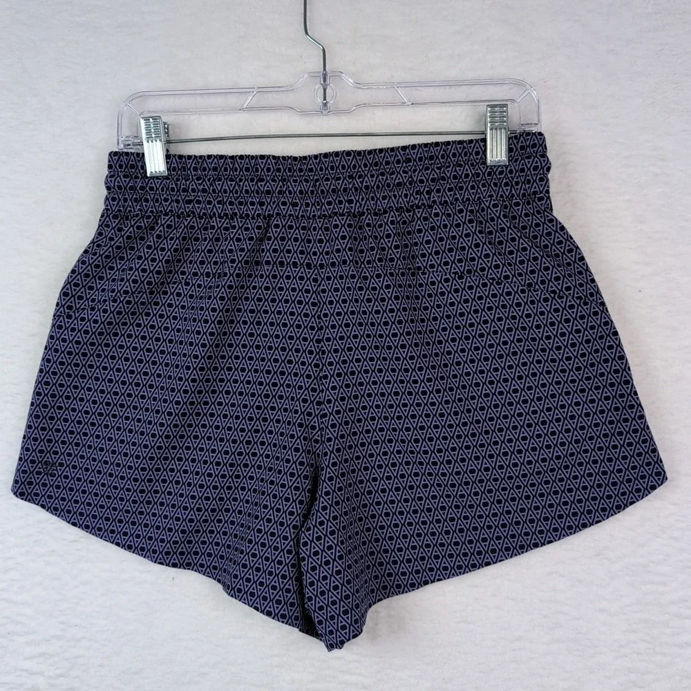 Athleta Crossroads Shorts Women Small Purple Pull On Athletic Drawstring Pockets